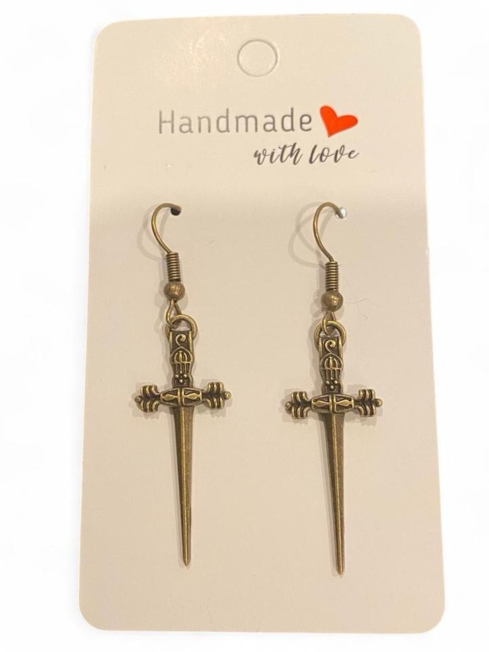 Bronze Sword Earrings